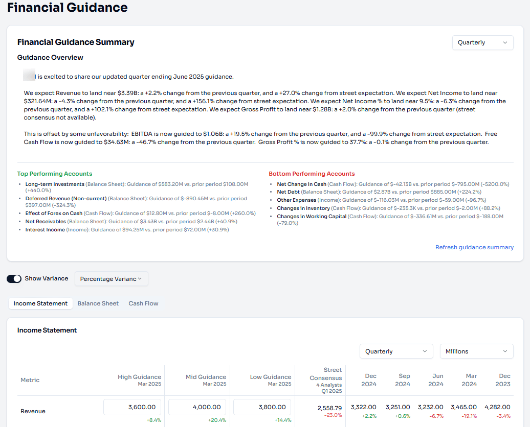 Automated Guidance Management